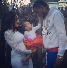 A picture of Zyheir's parents with his elder sister.